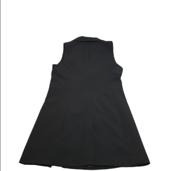 Katherine Barclay Montreal black open front sleeveless long line blazer XS - Picture 3 of 16